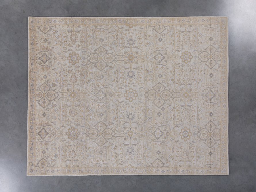 Sienna Hand Knotted 8x10 Rug in Grey