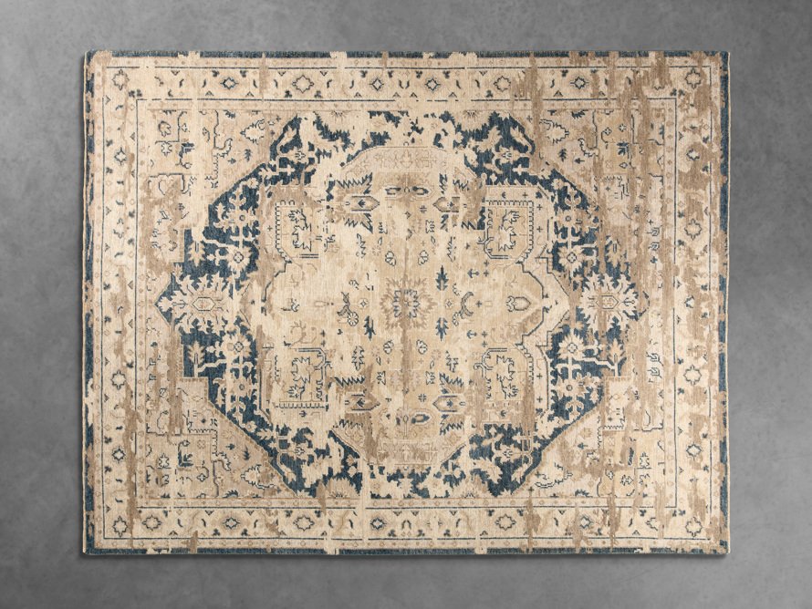 8x10 Heraldsburg Hand-Knotted Oatmeal Rug