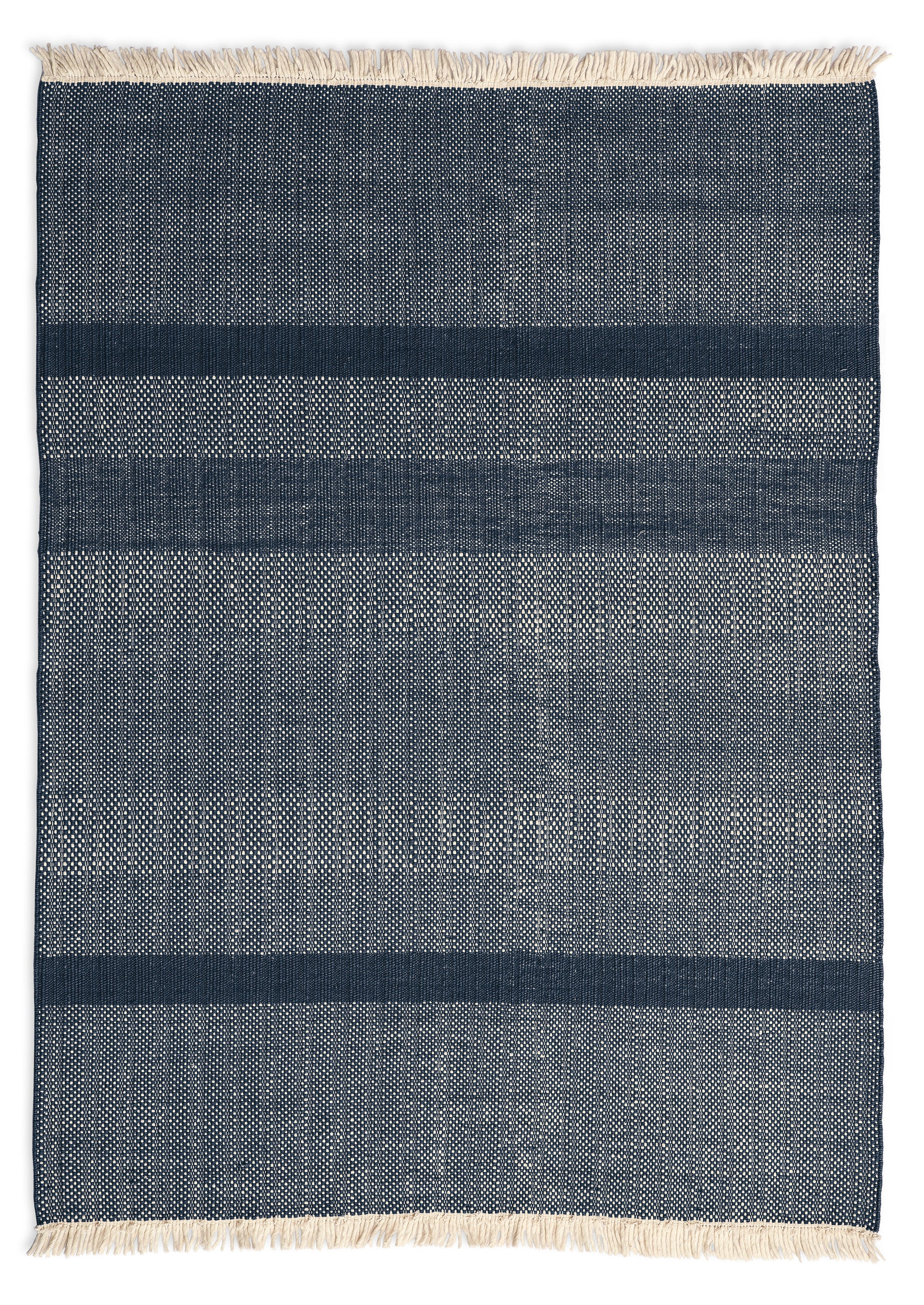 Tres Textured Rug - 5'7''x7'10in / Blue