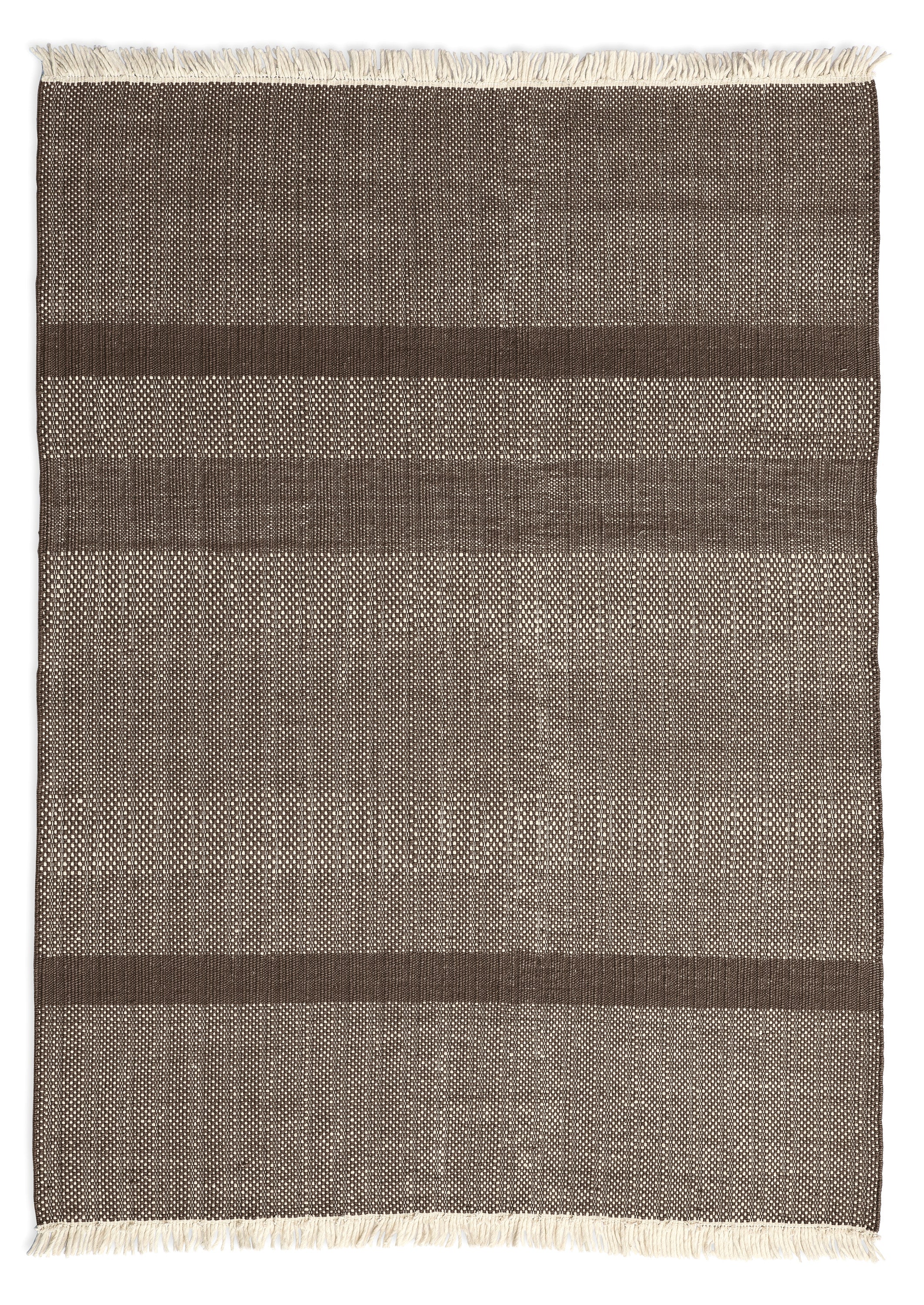 Tres Textured Rug - 5'7''x7'10in / Chocolate