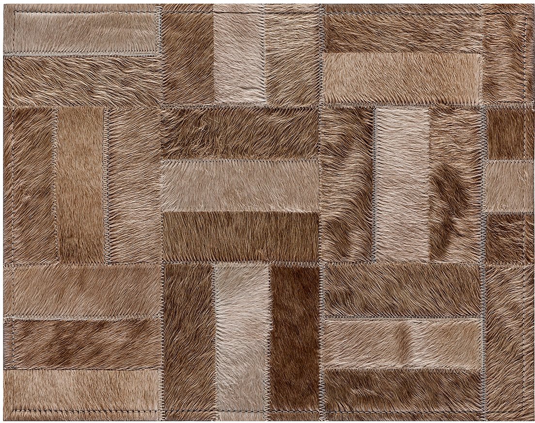 Holiday Cowhide Rug - Champagne - 8 x 10