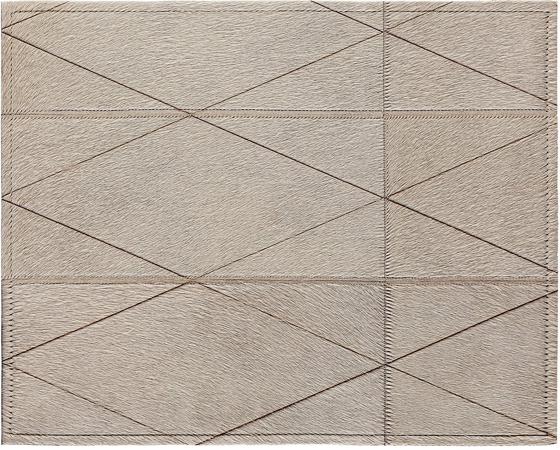 Norah Cowhide Rug - Ivory - 6 x 9