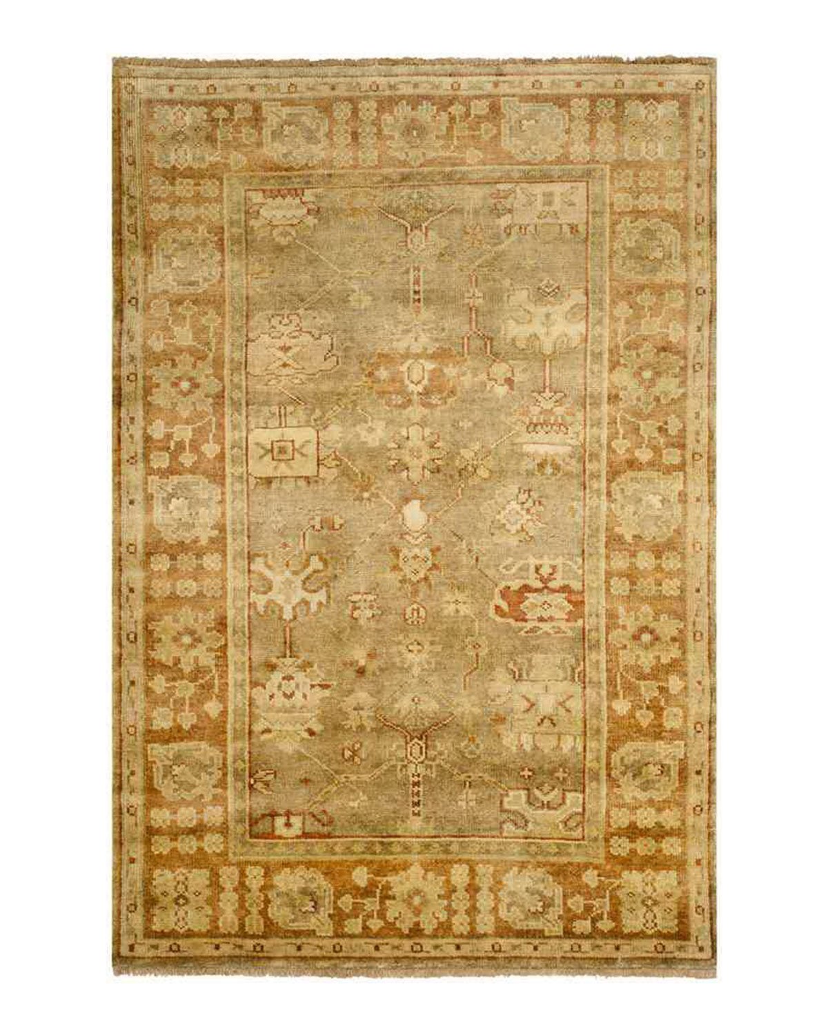 Eaton Hand Knotted Oushak Rug, 4' x 6'