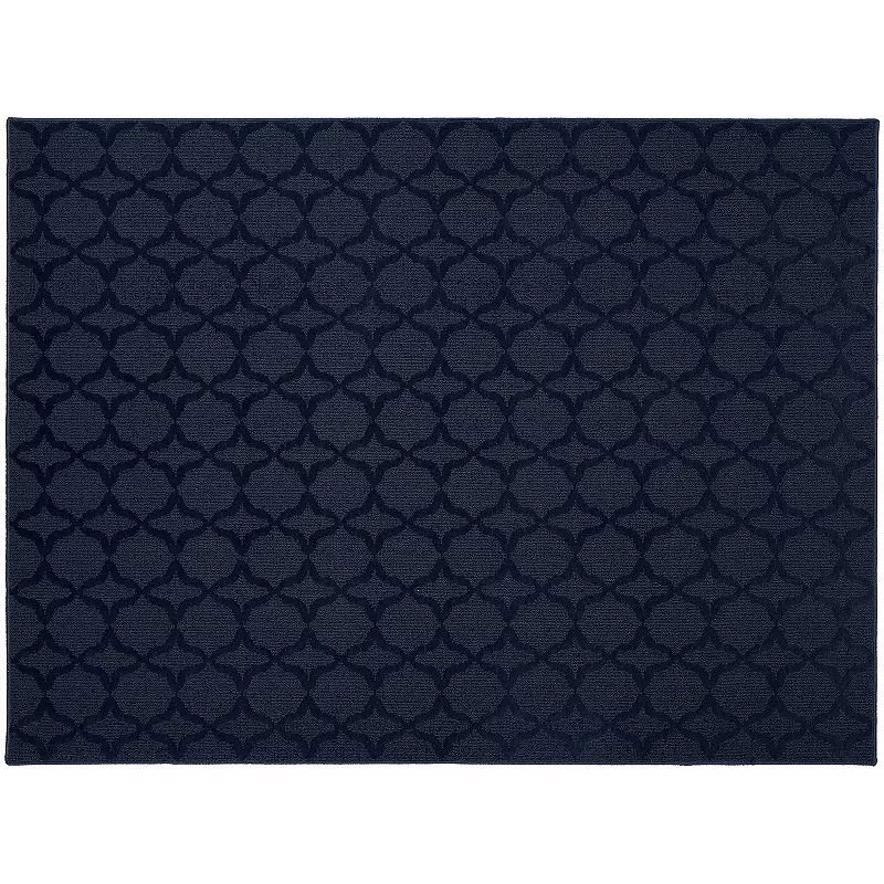 Garland Rug Sparta Trellis Rug, Blue, 9X12 Ft