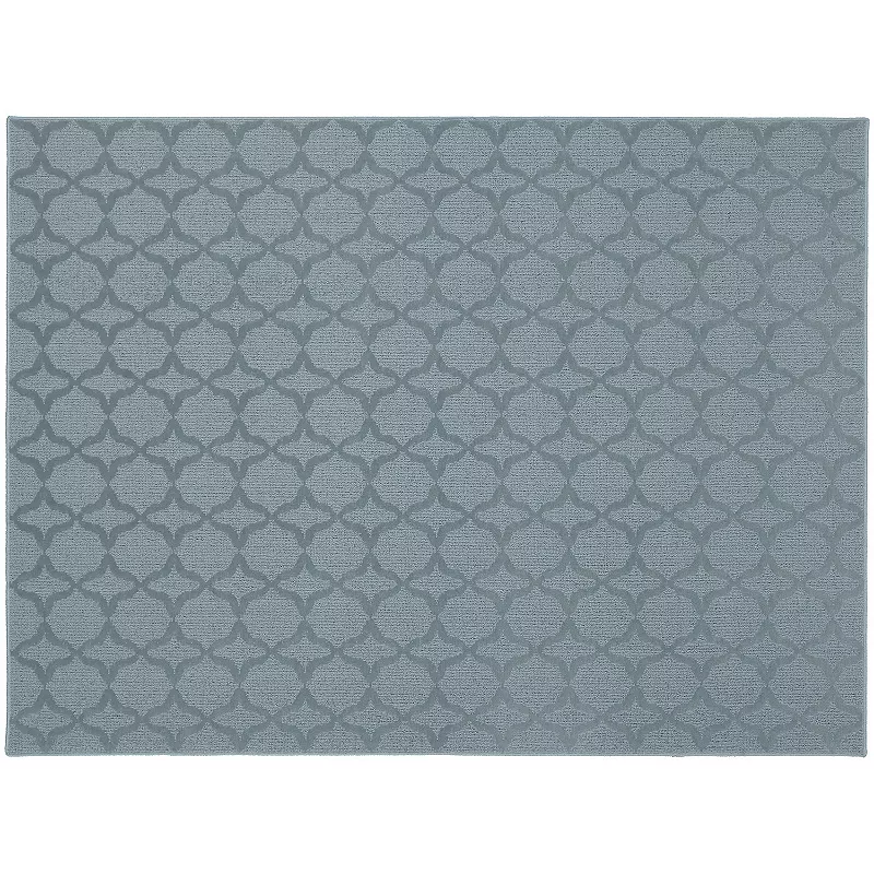 Garland Rug Sparta Trellis Rug, Blue, 9X12 Ft