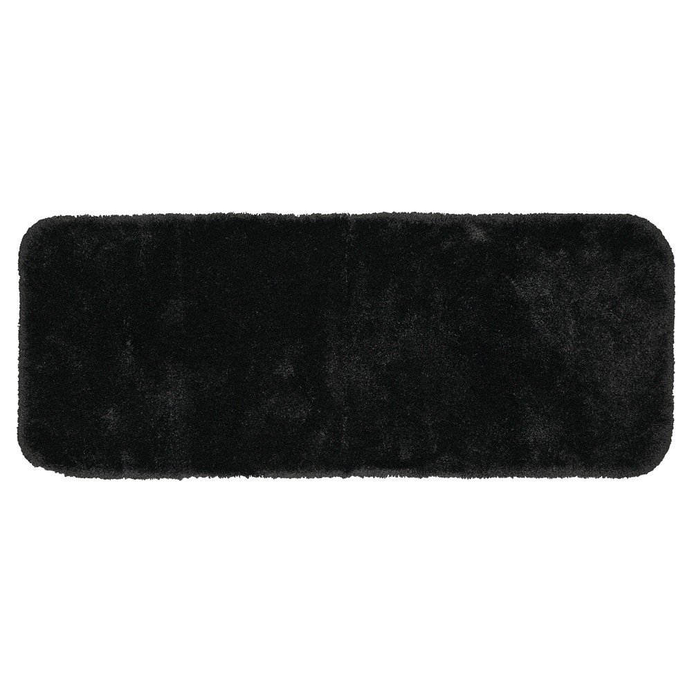 22inx60in Finest Luxury Ultra Plush Washable Nylon Bath Runner Black - Garland