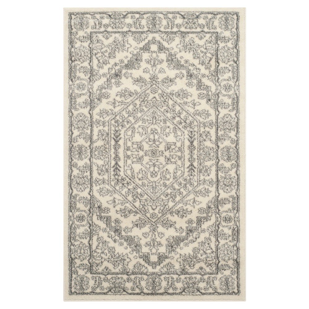 3'x5' Aldwin Accent Rug Ivory/Silver - Safavieh