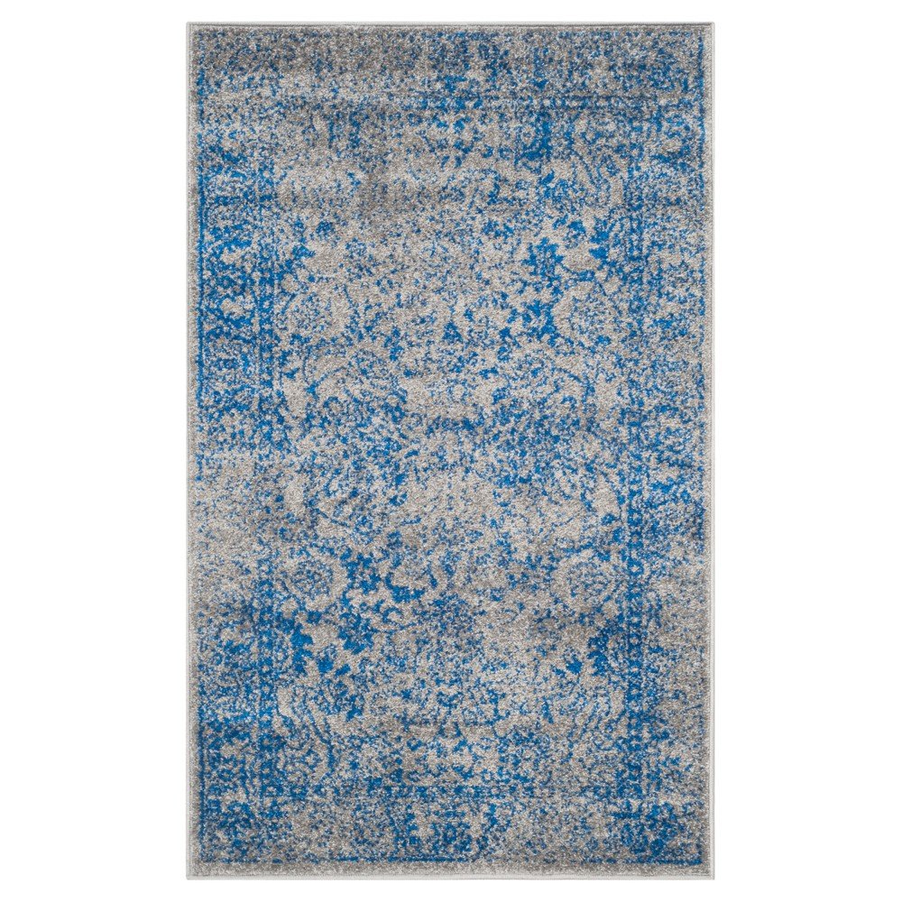 Reid Area Rug - Gray/Blue (4'x6') - Safavieh