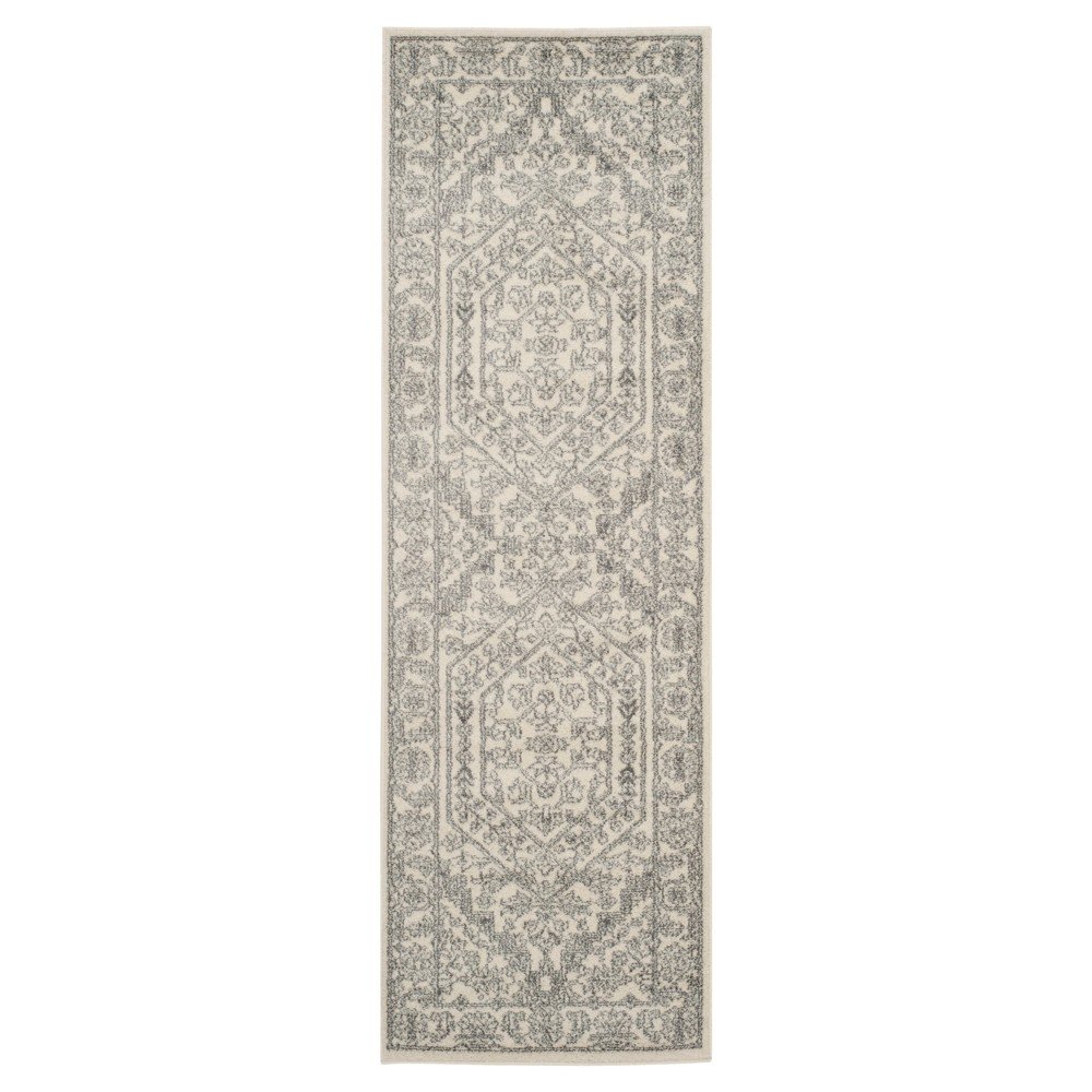 Aldwin Runner - Ivory/Silver (2'6inx8') - Safavieh