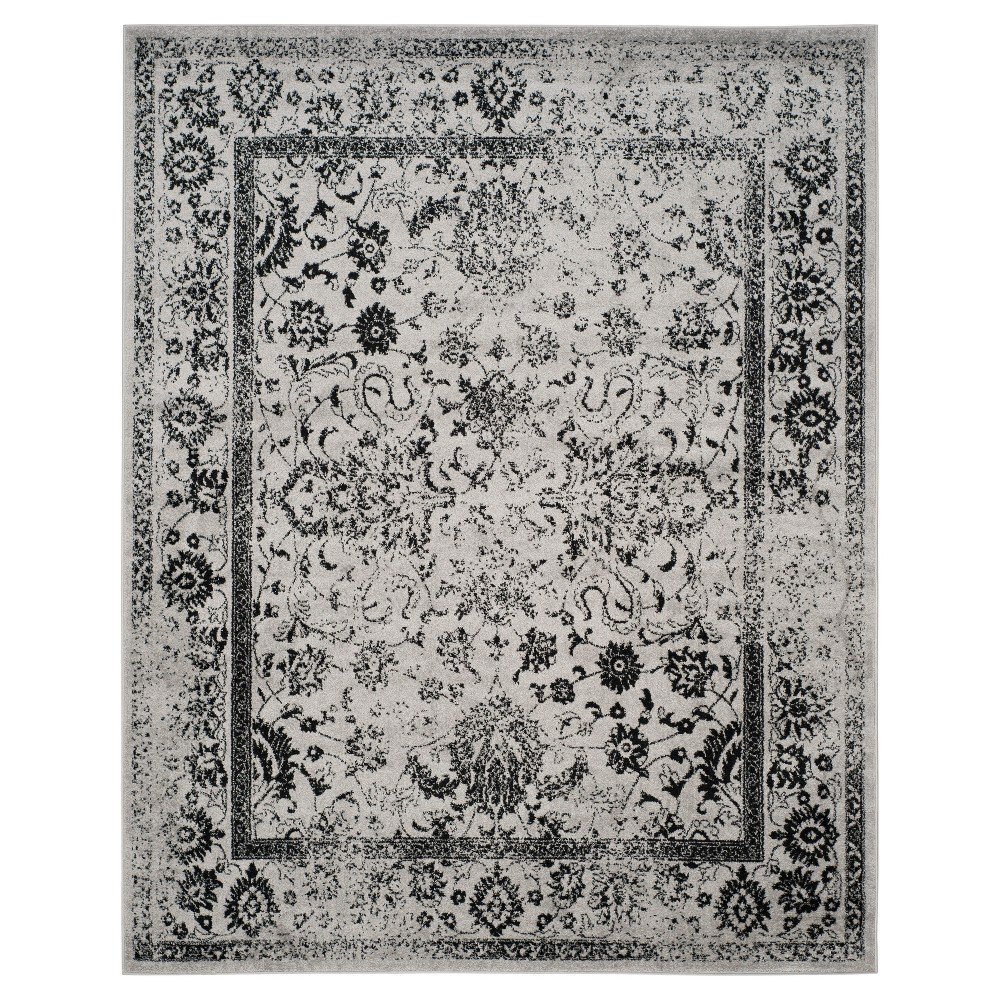 Reid Area Rug - Gray/Black (9'x12') - Safavieh