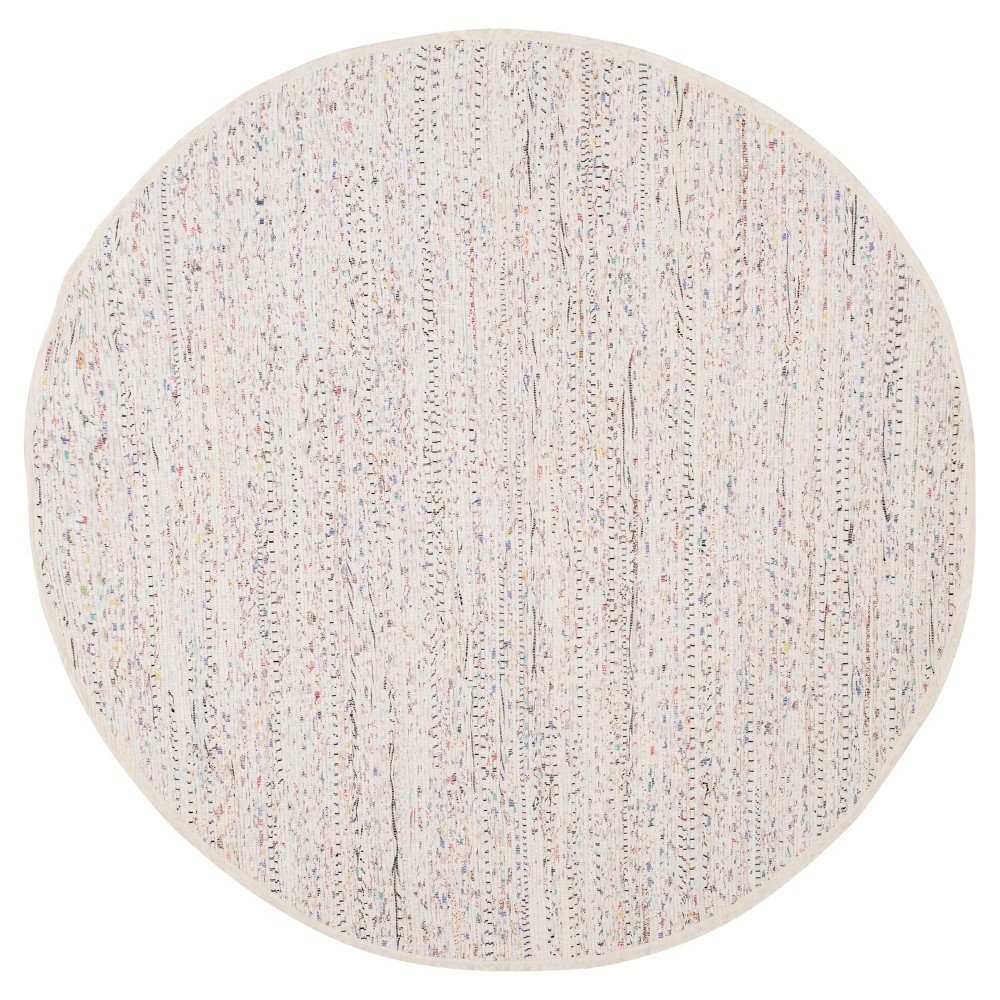 Huddersfield Accent Rug - Ivory / Multi (4' Round) - Safavieh