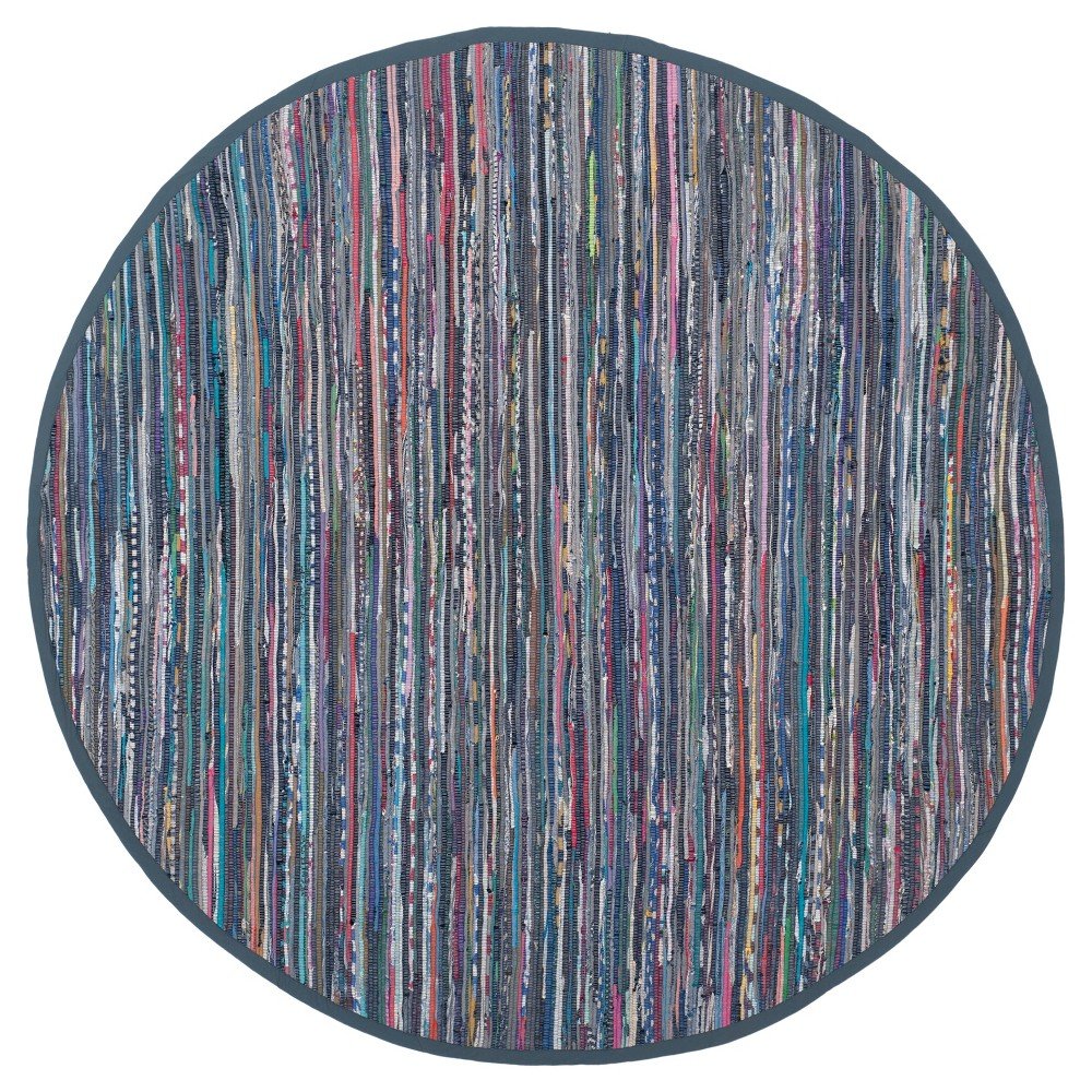 Huddersfield Accent Rug - Purple / Multi (4' Round) - Safavieh