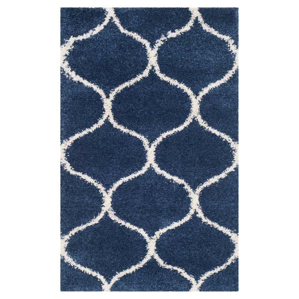 2'x3' Kamila Rug Navy/Ivory - Safavieh