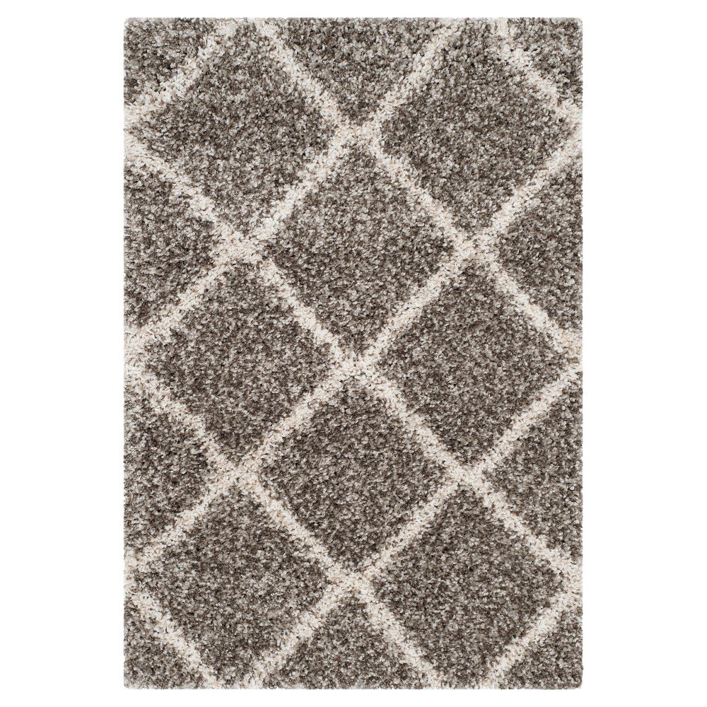 2'3inx3'9in Corbin Hudson Shag Rug Gray/Ivory - Safavieh