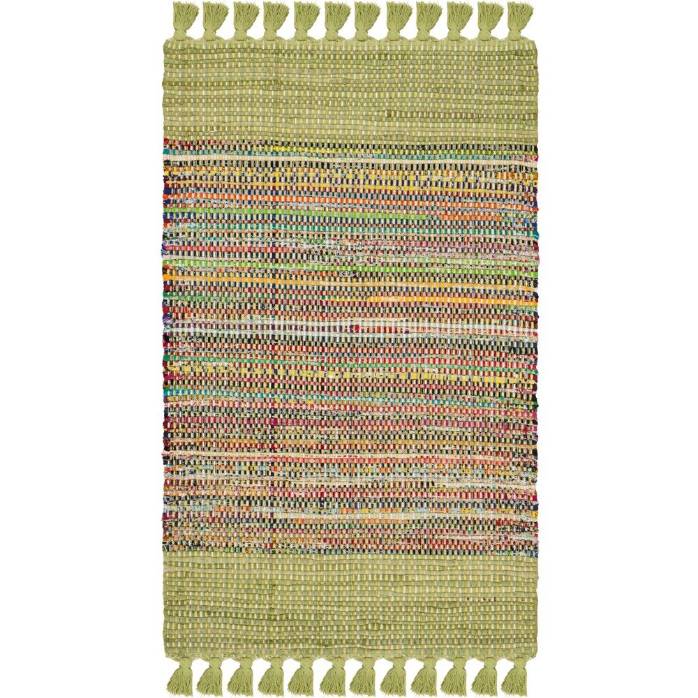 3'x5' Solid Accent Rug Green - Safavieh